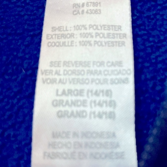 Toronto Blue Jays Kids Jacket Majestic Size 14/16 | Unisex MLB Team Coat - Picture 6 of 8